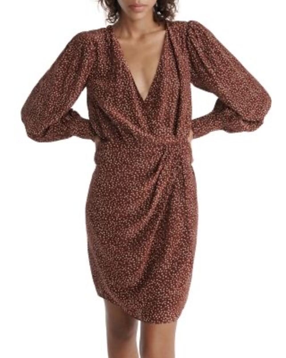 The Kooples Moon Dots Wrap Dress NWT XS – Parisian Edge & Elegance